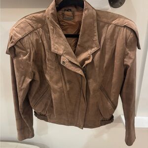 Fidelity Women's Tan Leather Jacket